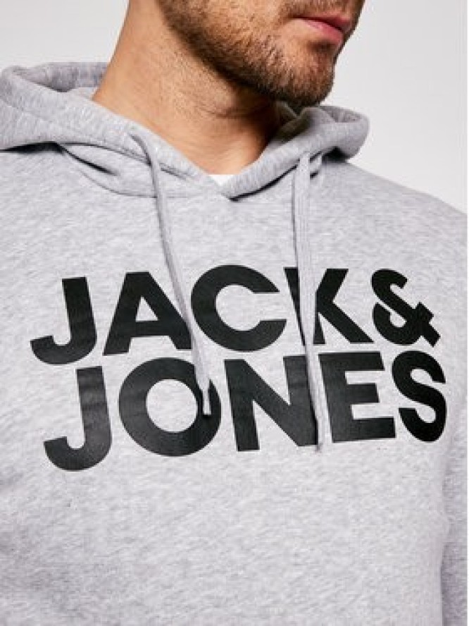 Jack & Jones Bluza Corp Logo 12152840 Szary Regular Fit