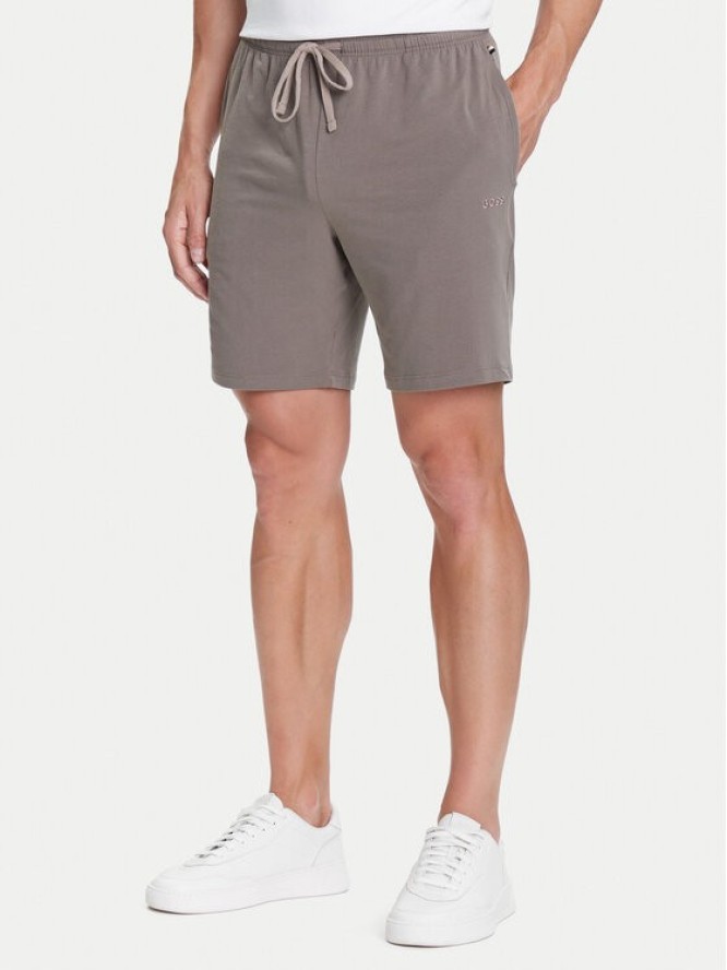 BOSS Szorty sportowe Mix&Match 50515314 Brązowy Regular Fit