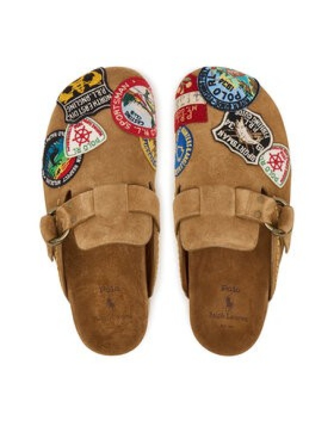 Polo Ralph Lauren Klapki 803974113001 Brązowy