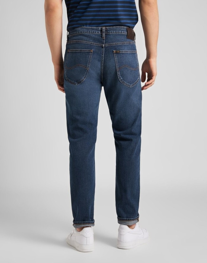 SPODNIE MĘSKIE LEE AUSTIN DARK USED L733SGIS 112140816