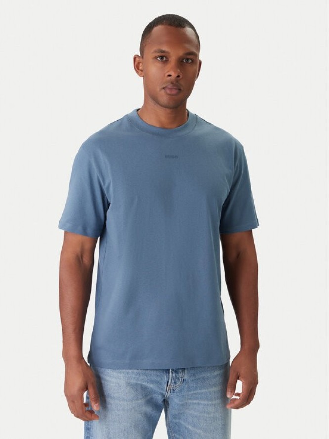 HUGO T-Shirt Dapolino 50488330 Niebieski Relaxed Fit