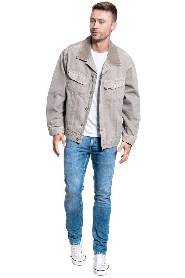 MĘSKA KURTKA PRZEJSCIOWA LEE RIDER JKT POTATO L88XCX16 112123803