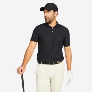 Koszulka polo do golfa z krótkim rękawem męska Inesis WW500