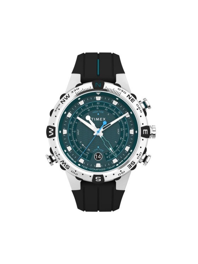 Timex Zegarek Expedition North Tide-Temp-Compass TW2W24200 Czarny