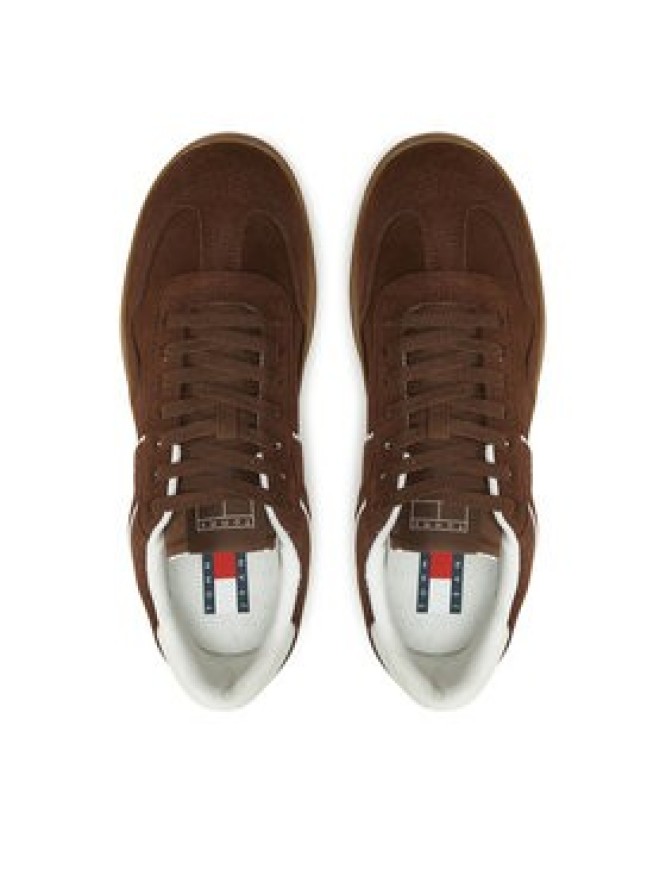Tommy Jeans Sneakersy The Greenwich Suede EM0EM01516 Brązowy