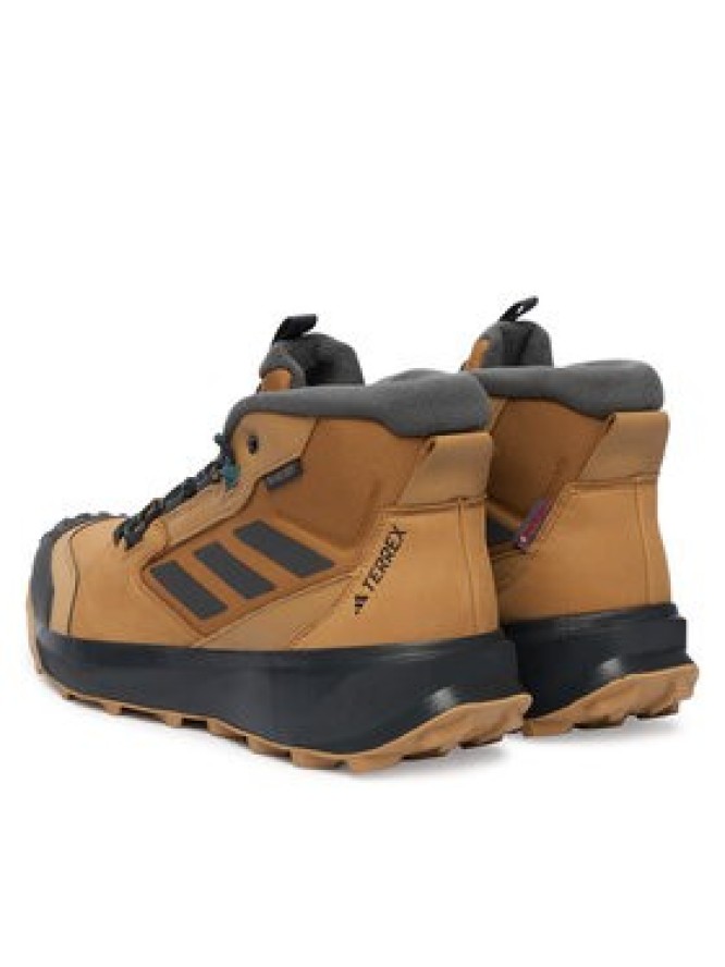 adidas Trekkingi Terrex Winter Leather Mid Cut Rain.Rdy Cold JR5297 Brązowy