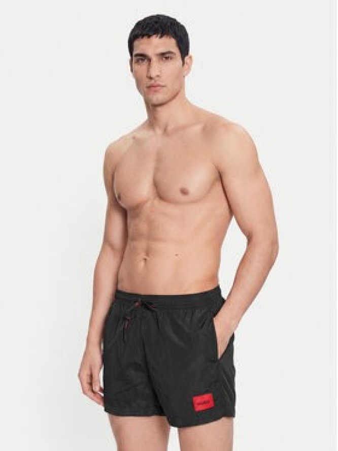 Hugo Szorty kąpielowe Dominica 50493450 Czarny Regular Fit