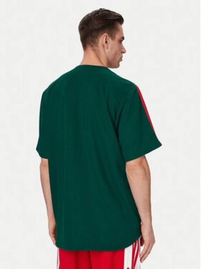 adidas T-Shirt Summer League Varsity Baseball KE2245 Zielony Oversize