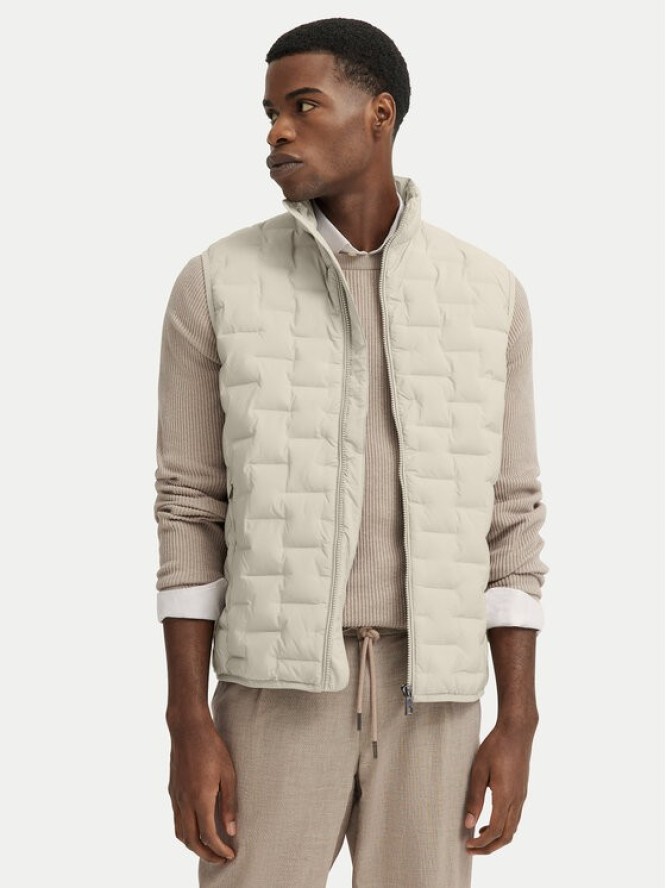 Bugatti Kamizelka 8800-75148C Écru Regular Fit