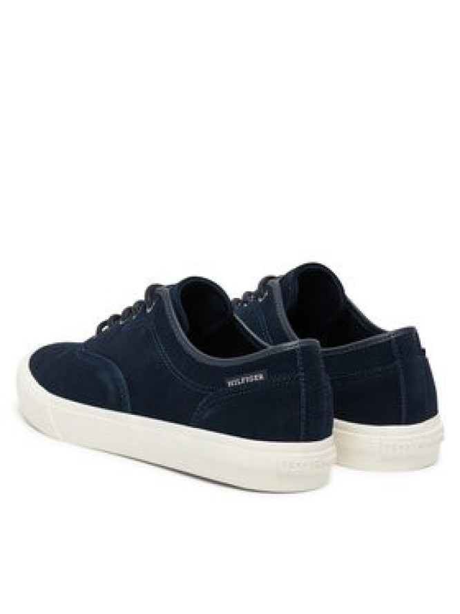 Tommy Hilfiger Tenisówki Hi Vulc Low Oxford Suede FM0FM05401 Granatowy