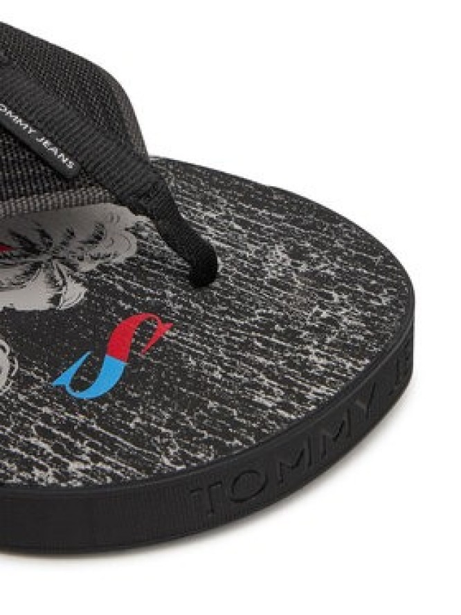 Tommy Jeans Japonki Tjm Elevated Beach Sandal EM0EM01561 Czarny