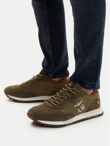 Aeronautica Militare Sneakersy 261SC0320UPL00313 Khaki