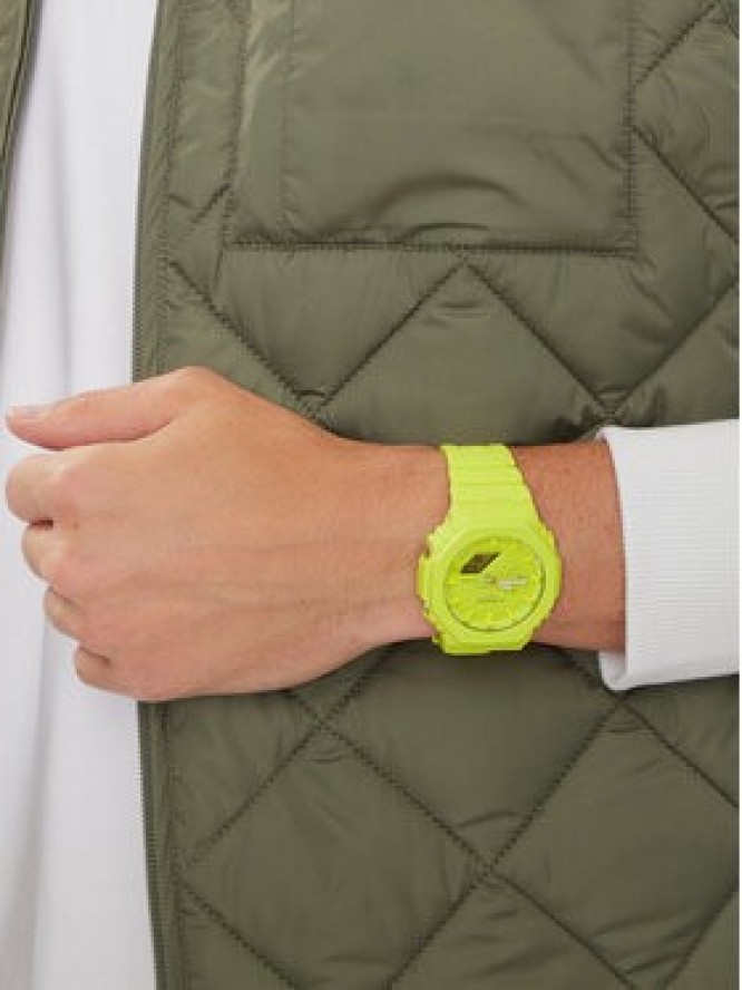 G-Shock Zegarek GA-2100-9A9ER Żółty