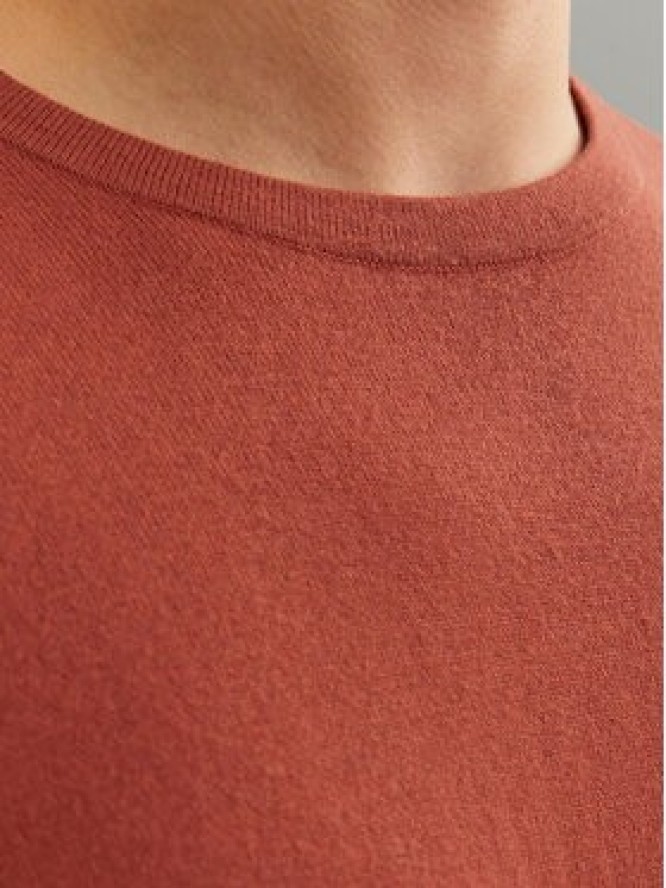 Jack & Jones Sweter 12208364 Pomarańczowy Regular Fit