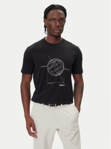 BOSS T-Shirt League GRX 50549413 Czarny Relaxed Fit