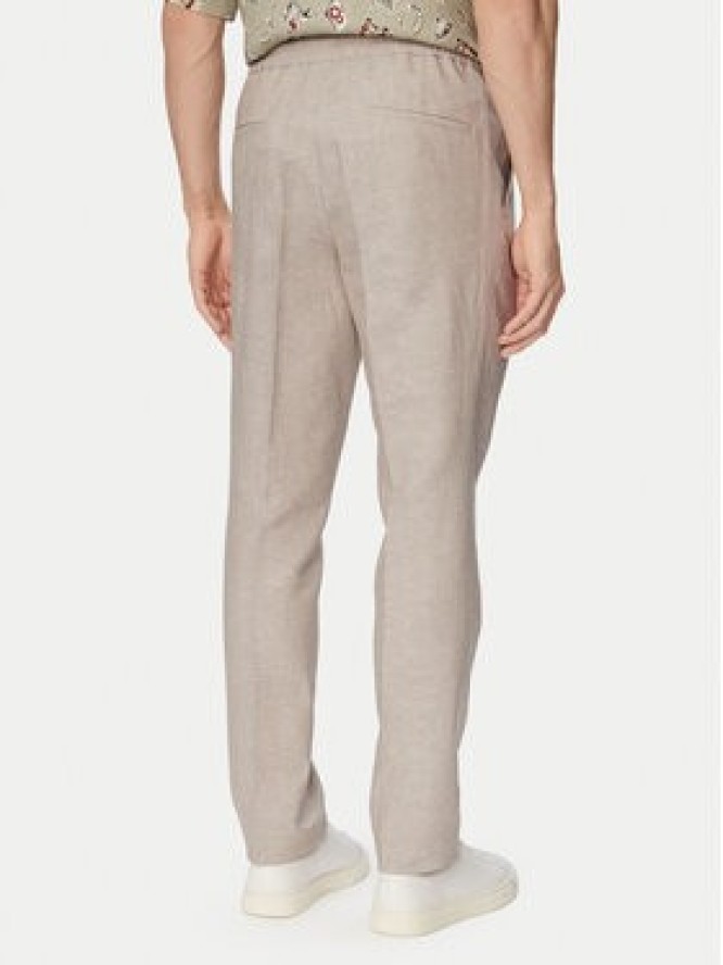 HUGO Spodnie materiałowe Getlin 50559695 Brązowy jasny Slim Fit