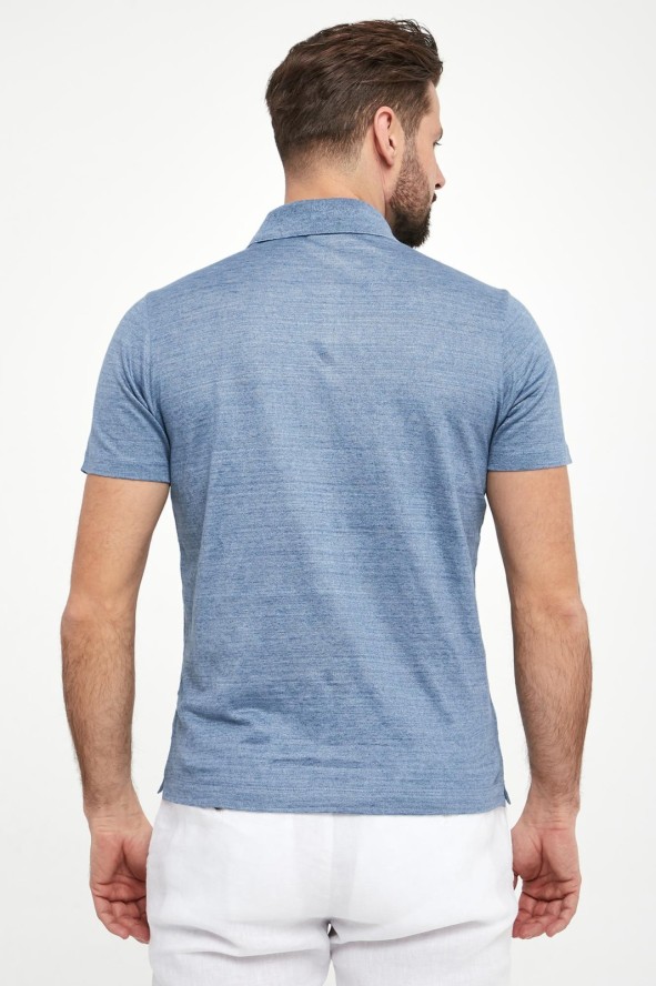 Polo męskie lniane PAUL&SHARK