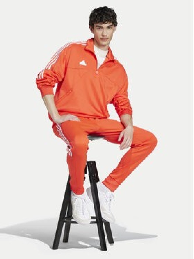 adidas Bluza House of Tiro IW3578 Pomarańczowy Loose Fit