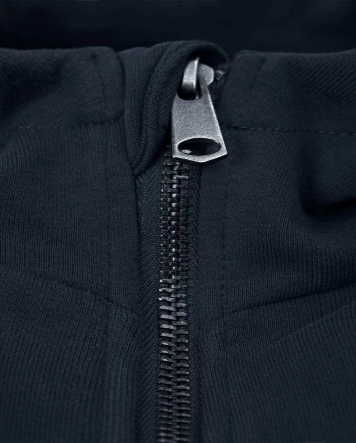 Męska Bluza Dresowa z Kapturem - PAKO JEANS - Granatowa