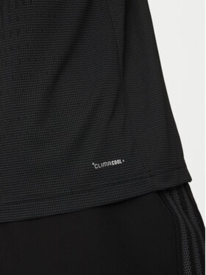 adidas Koszulka techniczna Airchill JI8196 Czarny Slim Fit