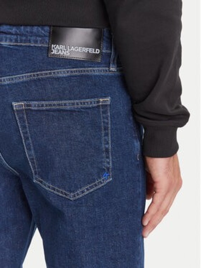Karl Lagerfeld Jeans Jeansy A3M10052 Granatowy Slim Fit
