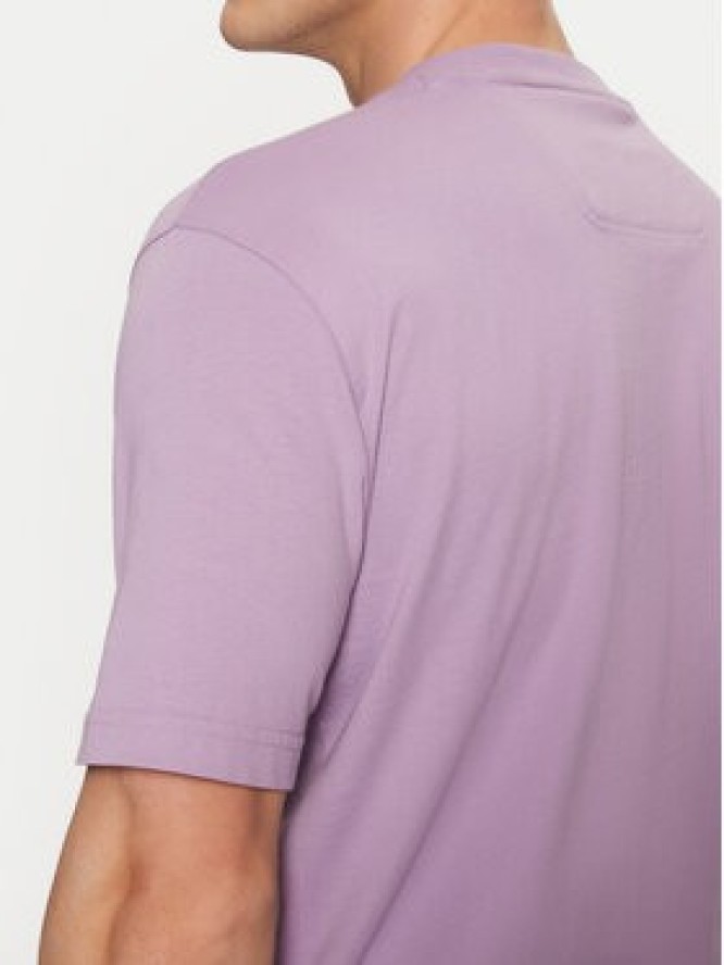 BOSS T-Shirt 50531271 Fioletowy Regular Fit