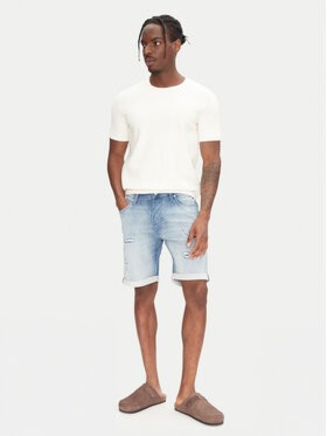 Jack & Jones Szorty jeansowe Rick 12269607 Niebieski Regular Fit