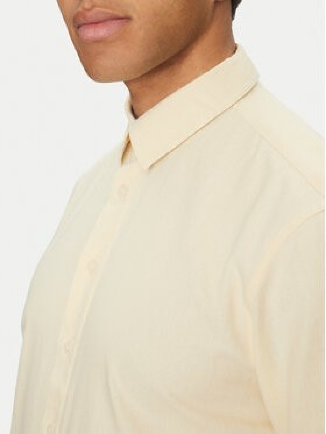 Blend Koszula 20717866 Beżowy Regular Fit