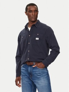 Guess Jeans Koszula M4YH37 WGCF1 Granatowy Regular Fit