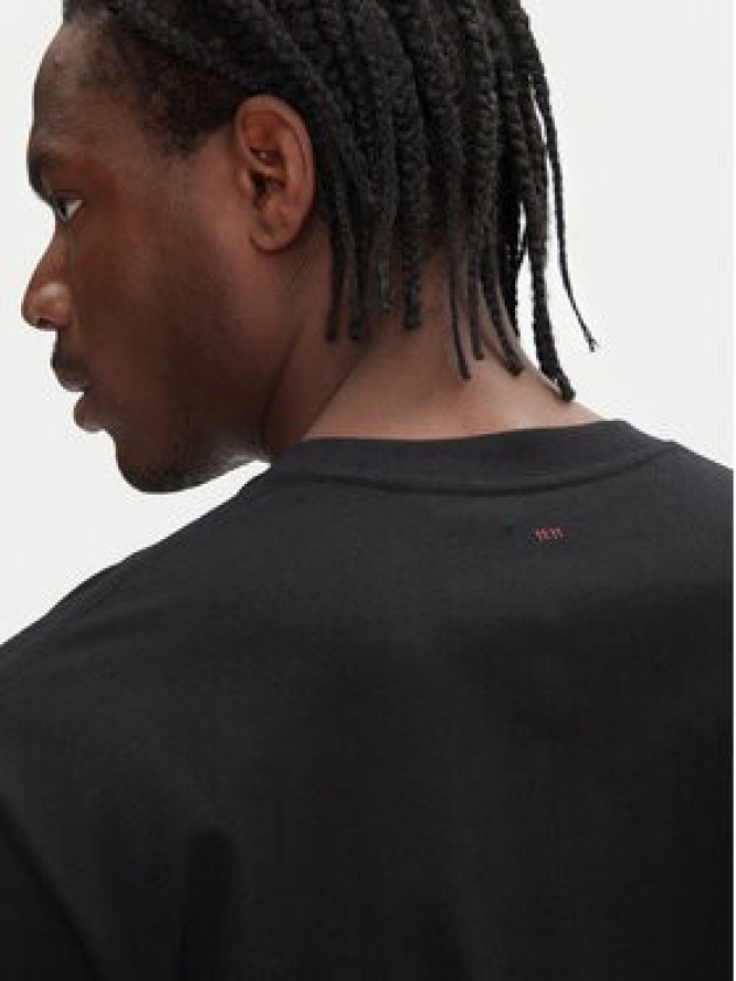 Just Cavalli T-Shirt 78OAHE07 Czarny Regular Fit