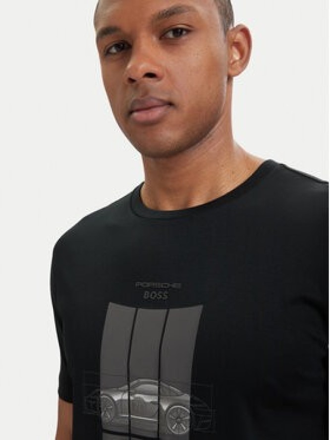 BOSS T-Shirt PS Spirit70 Grx 50559811 Czarny Regular Fit