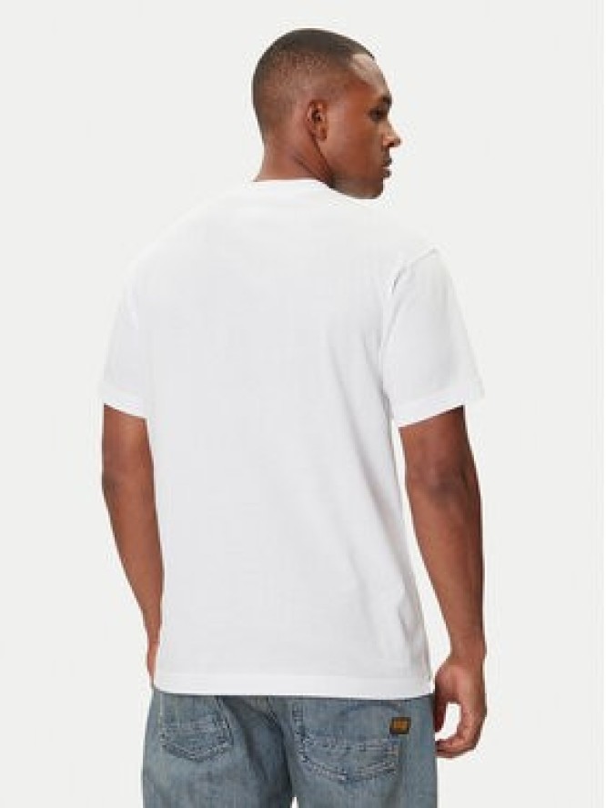 Versace Jeans Couture T-Shirt 79GAHP03 CJ01P Biały Regular Fit