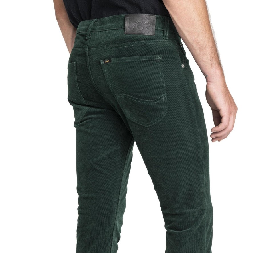 LEE LUKE MĘSKIE SPODNIE SZTRUKSOWE SZTRUKS PINE GROVE L719WJ91 112119474