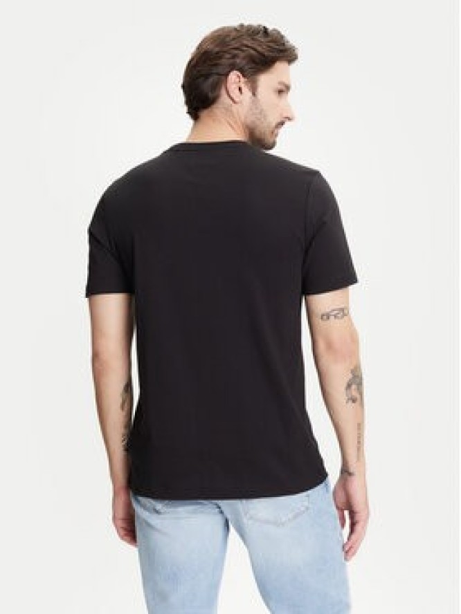 Tommy Hilfiger T-Shirt Stack MW0MW39355 Czarny Regular Fit