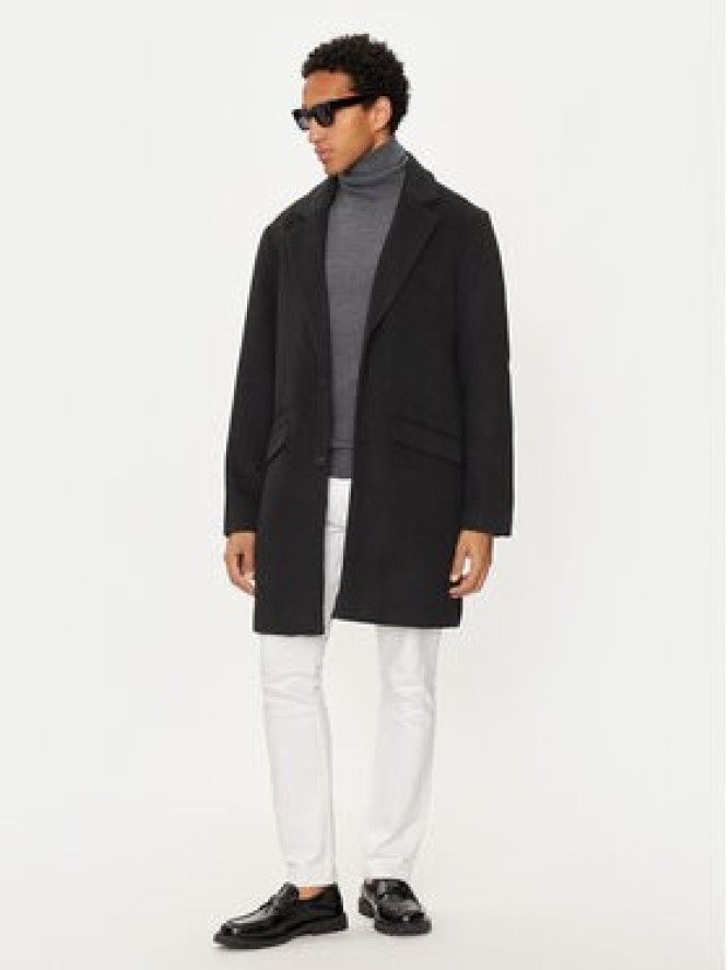 Jack & Jones Płaszcz przejściowy Hays 12258389 Czarny Regular Fit