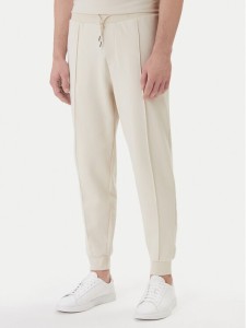BOSS Spodnie dresowe Sense 50557197 Beżowy Regular Fit