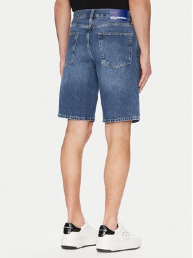 Karl Lagerfeld Jeans Szorty jeansowe A2M10132 Granatowy Regular Fit