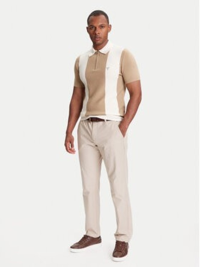 Guess Sweter M5YR11 Z3OE2 Beżowy Regular Fit