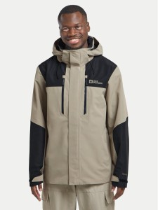 Jack Wolfskin Kurtka outdoor Jasper 2l 1108373 Szary Regular Fit