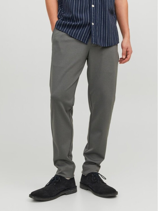 Jack & Jones Chinosy Marco 12173623 Szary Slim Fit