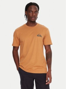 Quiksilver T-Shirt Ev Mini Logo Ss EQYZT08181 Pomarańczowy Regular Fit