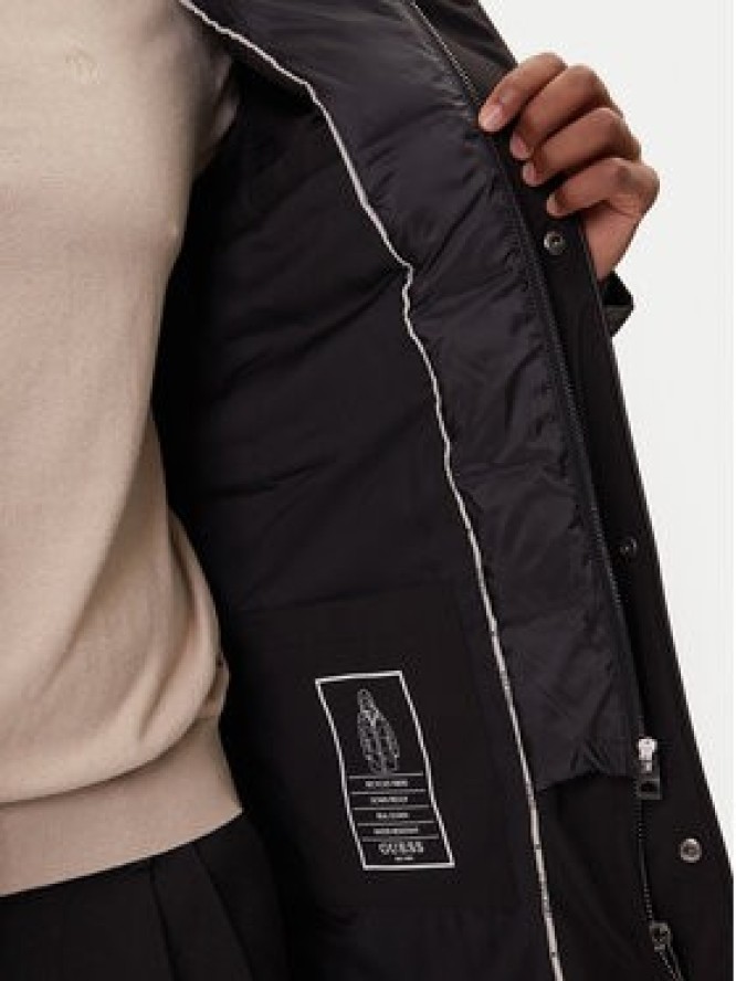 Guess Kurtka puchowa M5BL2H W2742 Czarny Regular Fit