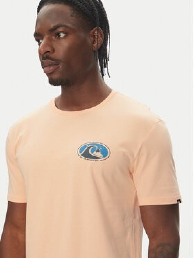 Quiksilver T-Shirt Ev Flower Chaos Ss EQYZT08050 Pomarańczowy Regular Fit