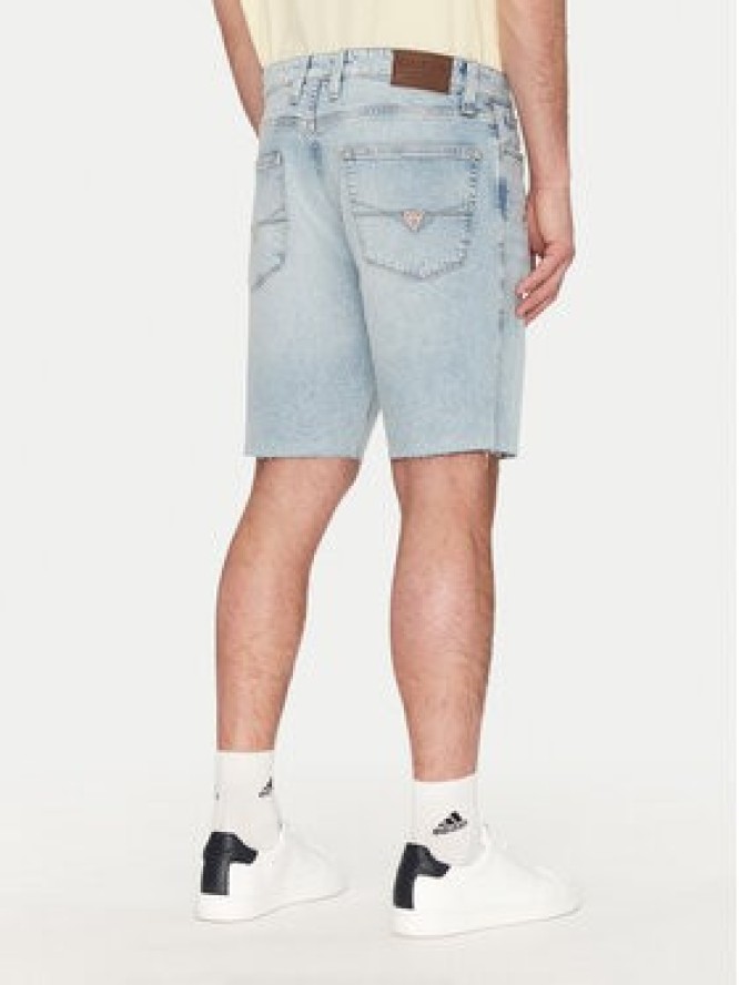 Guess Szorty jeansowe M5GDV2 D4Z84 Niebieski Slim Fit
