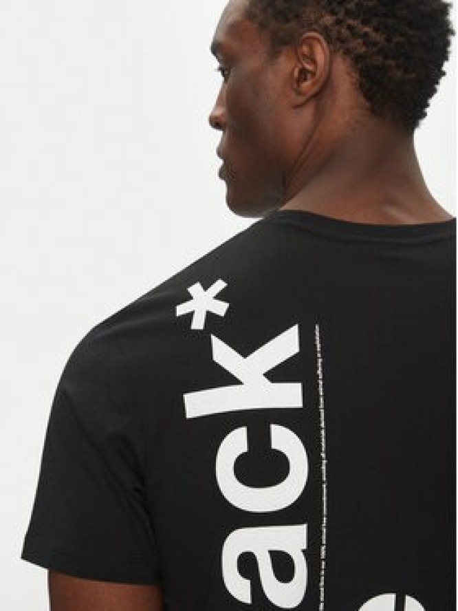 Save The Duck T-Shirt DT2222M BESY20 Czarny Regular Fit