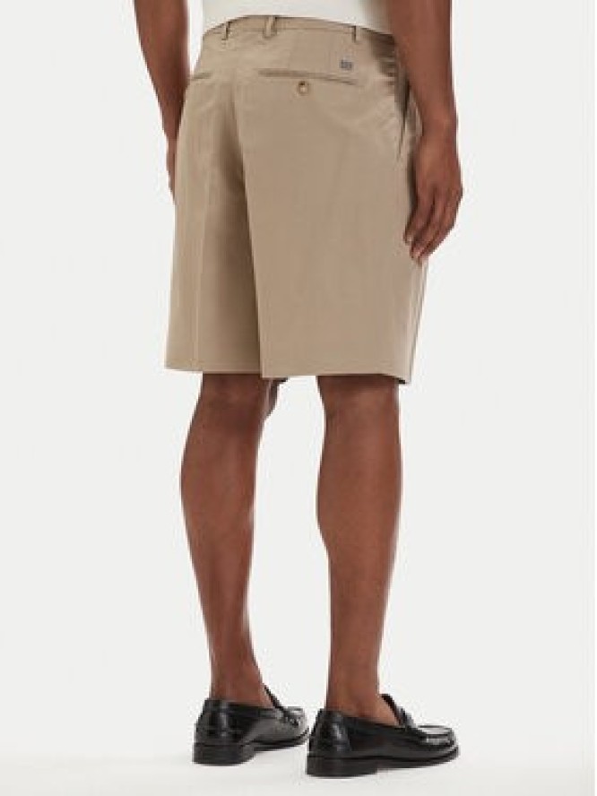 Tommy Hilfiger Szorty materiałowe Smart Casual MW0MW42670 Beżowy jasny Relaxed Fit