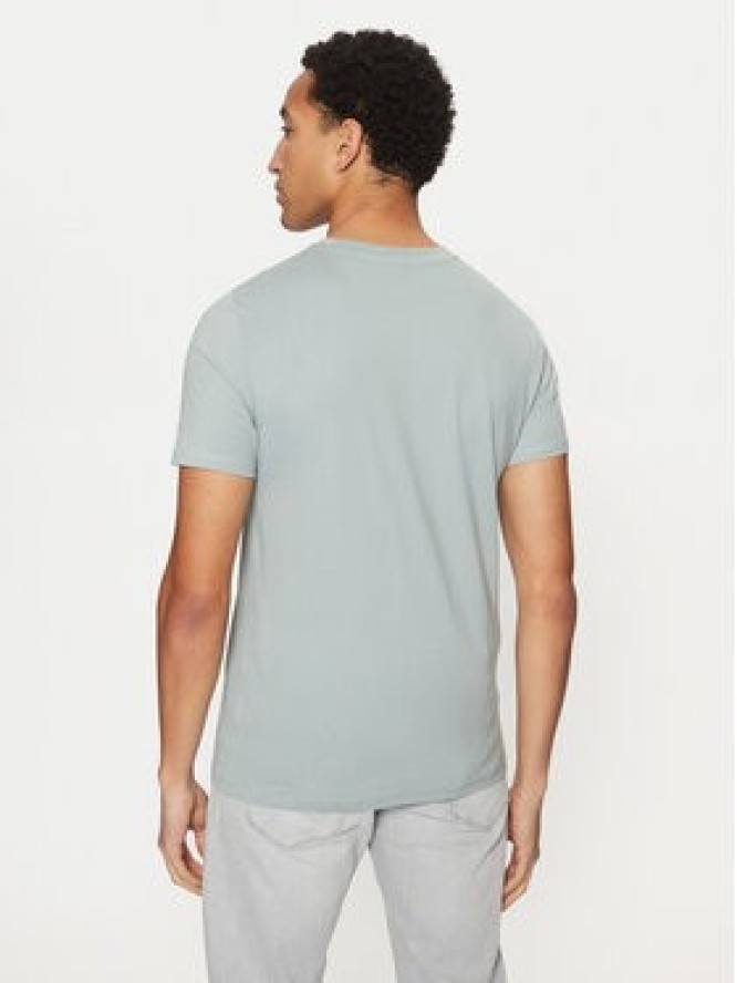 Guess T-Shirt M2YI72 I3Z14 Błękitny Slim Fit