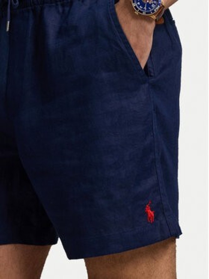 Polo Ralph Lauren Szorty materiałowe 710958586003 Granatowy Classic Fit