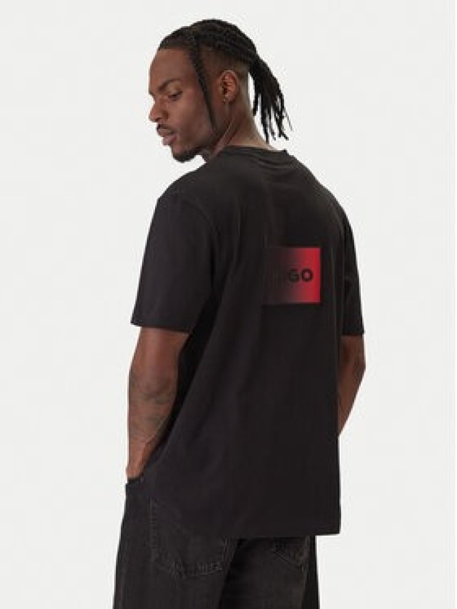 HUGO T-Shirt Danoto 50553144 Czarny Regular Fit