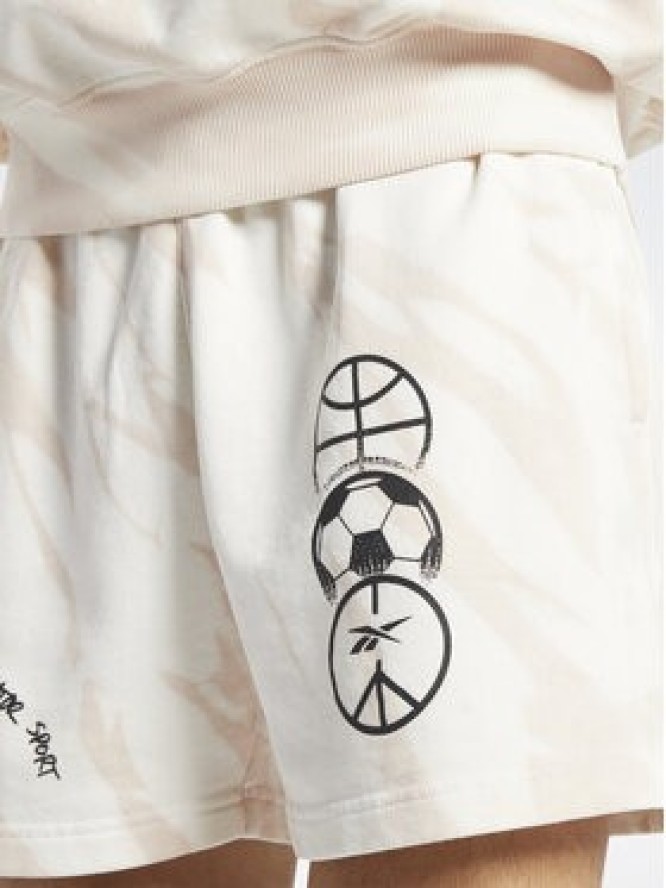 Reebok Szorty sportowe Classics Block Party Shorts HT8180 Biały